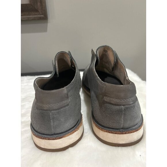 John Varvatos Laceless Derby Slip On Shoes Grey Mens Size 9 main image 5